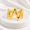 Zigzag Wave Ring