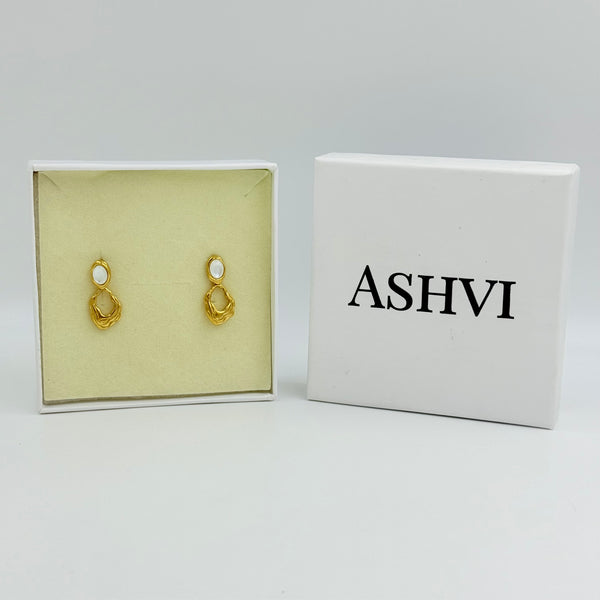 Moonstone Drop Earrings