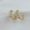 Pearl Luxe Hoops