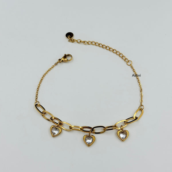 Heart Charm Bracelet