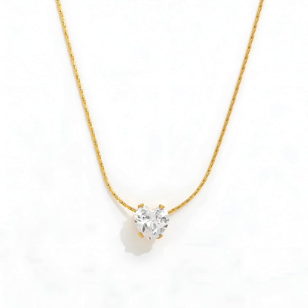 Heart Baby Diamond Necklace
