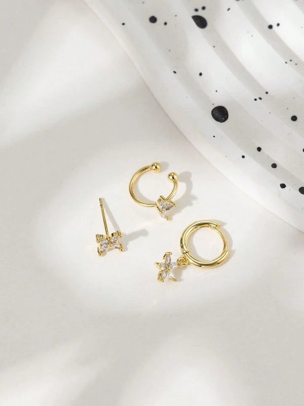 Mini Flora Earrings Set