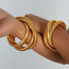 Triple Coil Chunky Bracelet