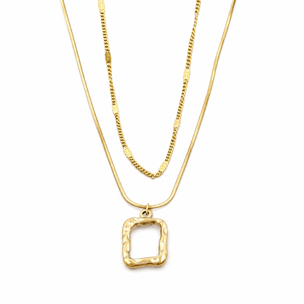 Molten Frame Necklace