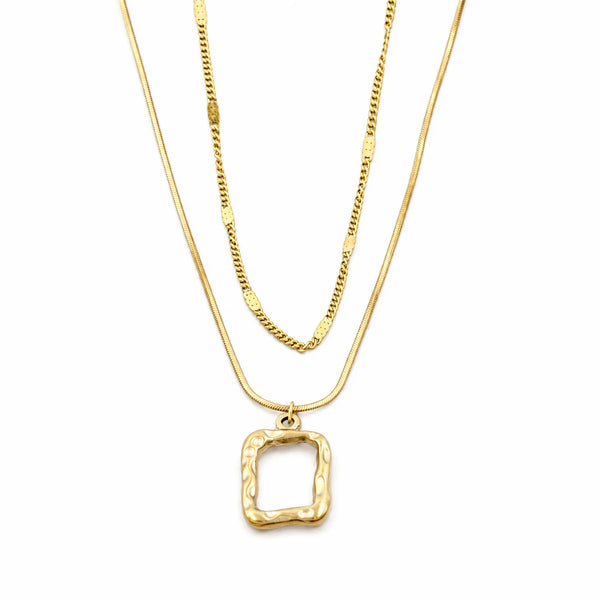 Molten Frame Necklace
