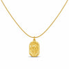 Rose Stamp Necklace