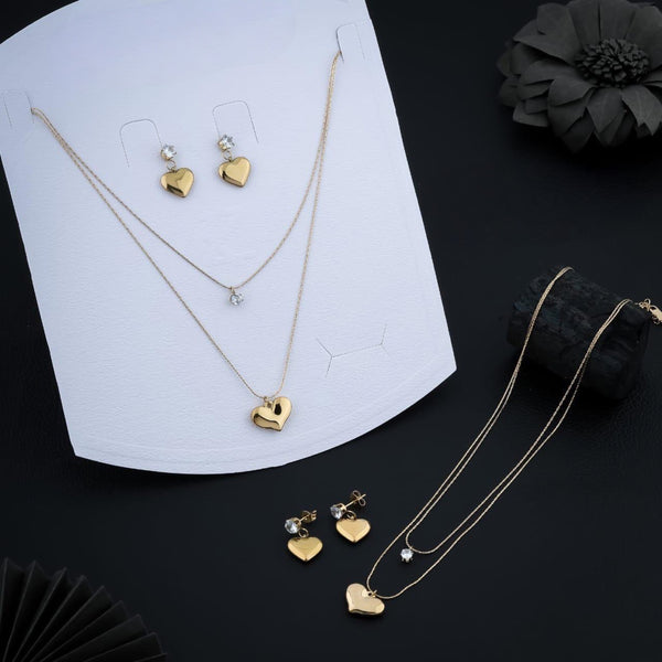 Heart Baby Diamond Multi Layer Set