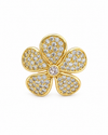 Avira Crystal Flower Ear Cuff