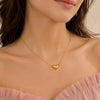 Tiny Heart Megnat Necklace