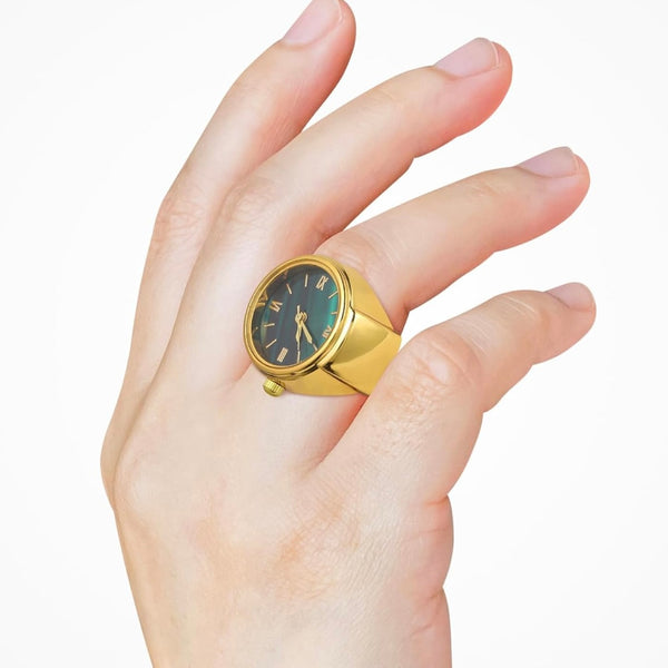 Golden Verve watch Ring