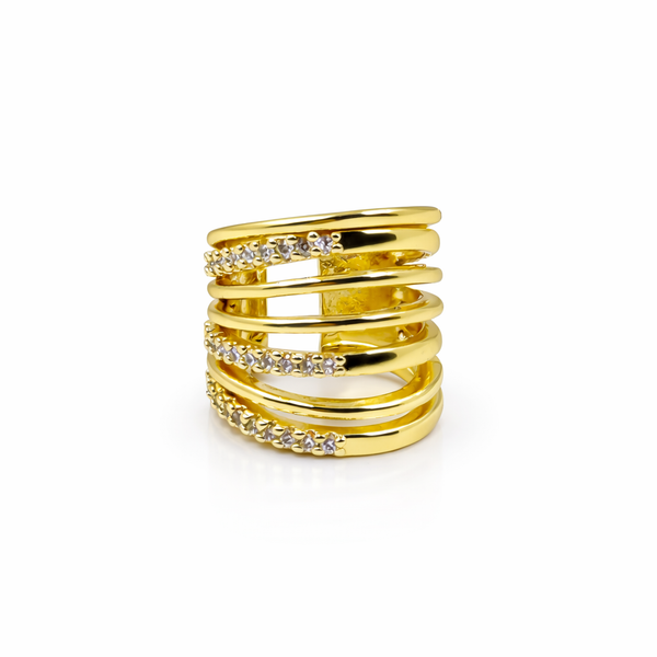 Crystal Bridge Ear Cuff