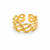 Weaved line Ring
