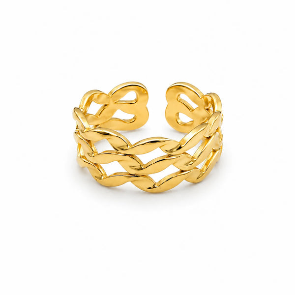 Weaved line Ring