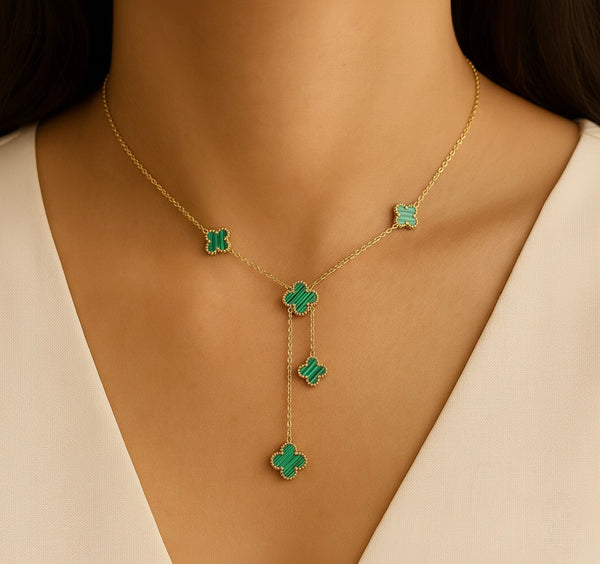 Dangling Clover Necklace