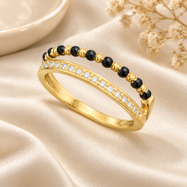 Aarohi Dual Band Mangalsutra Ring