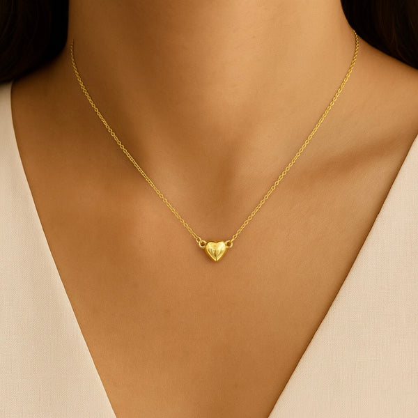 Tiny Heart Megnat Necklace
