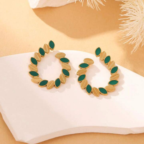 Emerald bloom Earrings