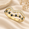 Leher Curve Mangalsutra Ring