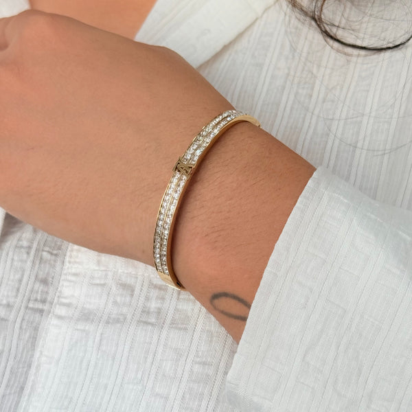 LV Double line Diamond kada