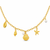 Shell Pearl Beach Charm Necklace