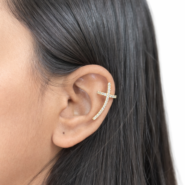 Cross Ear Cuff