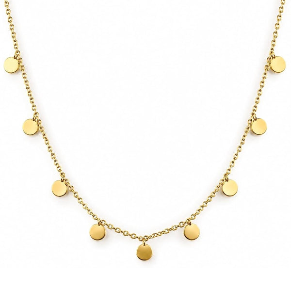 Disc Charm Necklace