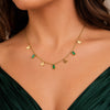 Butterfly Emerald Tanmaniya Necklace