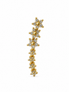 Crystal Floral Climber Ear Cuff