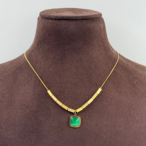 Crystal Cubes Necklace