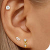 Luxe Piercing Trio Earrings Set