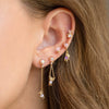 Pink bear Orbit Cutie Mismatch Earring Set