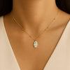 Hamsa Diamond Necklace
