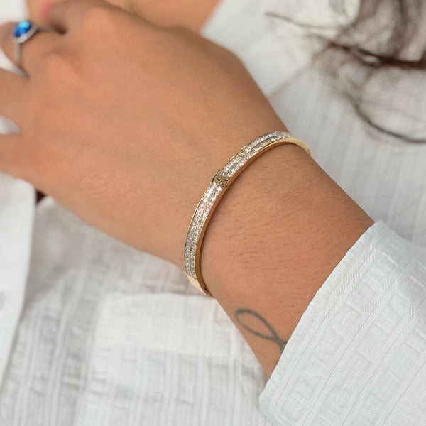 LV Double line Diamond kada