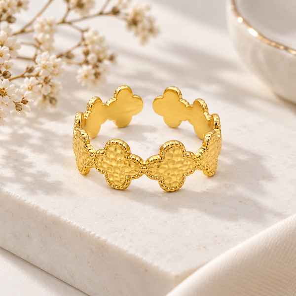 Clover Stacking Ring