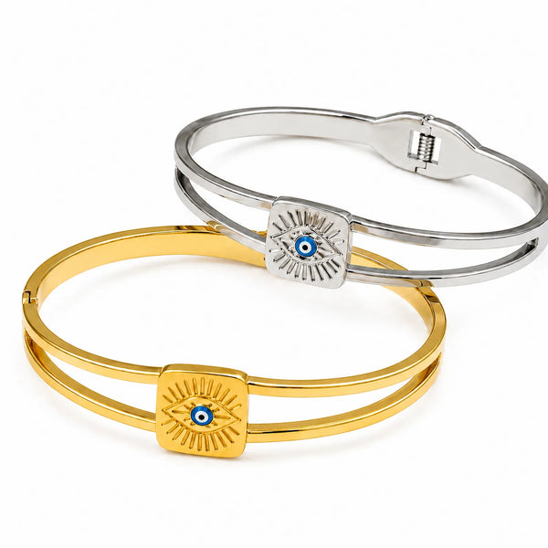 Square Evil eye Kada