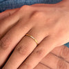 Tiny line ring