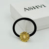 Circle Stone Flower Hair Tie