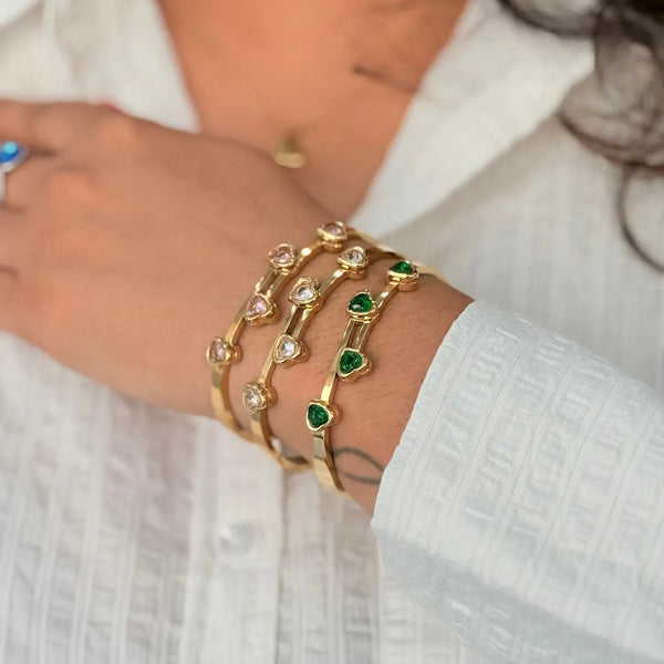Emerald heart Kada