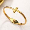 Golden T Sparkle Kada