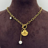 Shell Link Chain Beach Charm Necklace
