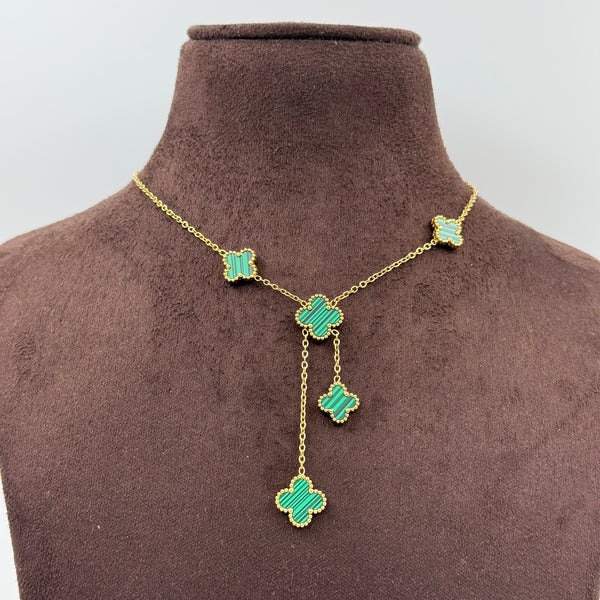 Dangling Clover Necklace