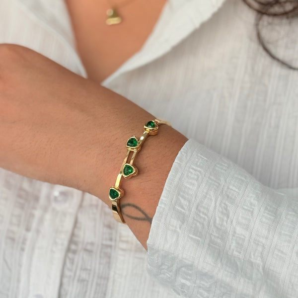 Emerald heart Kada