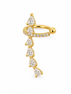 Crystal Cross Ear Cuff
