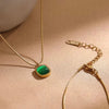 Emerald Glow Necklace