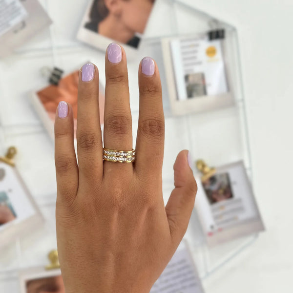 Galaxy band ring