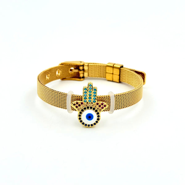 Hamsa Evil eye Watch Belt Bracelet