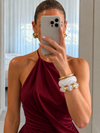 Blush Aura Resin Bangle Set