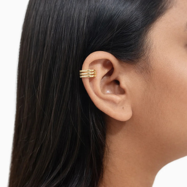 Diamond Drift Ear Cuff