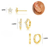 Amber AuraEarrings Set