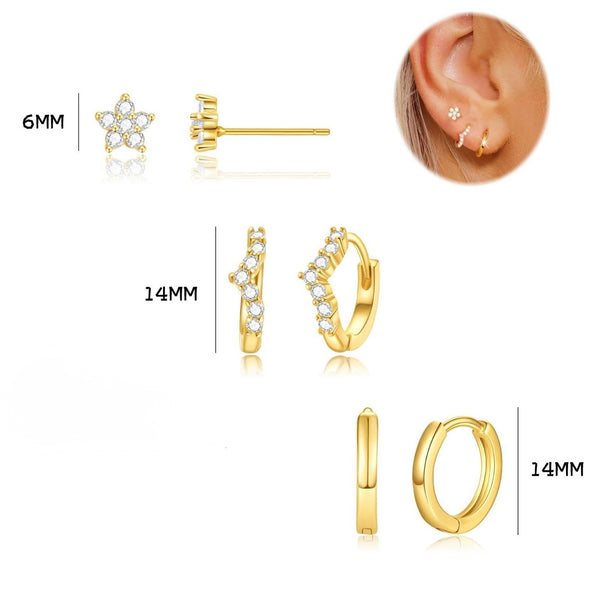 Amber AuraEarrings Set
